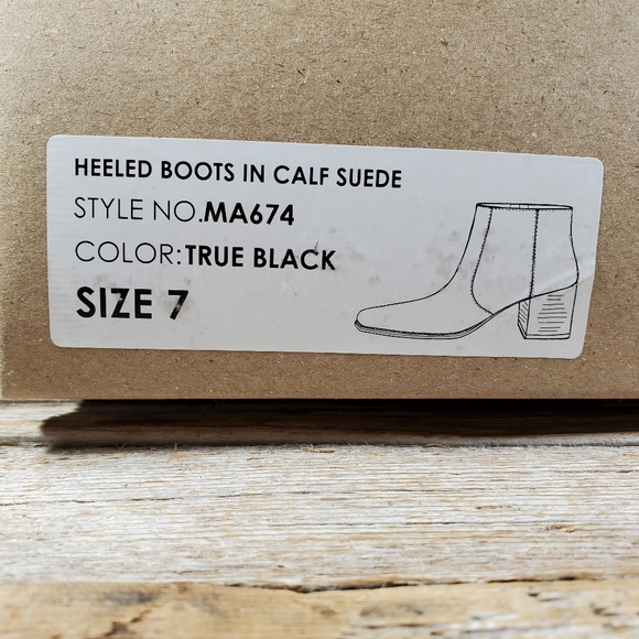 Madewell Bryce Calf Suede Ankle Chelsea Boots - Picture 3 of 8